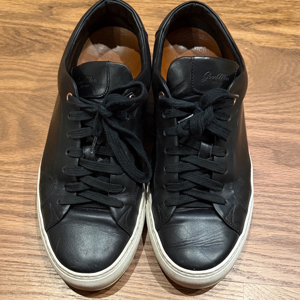 Good Man Brand Black Leather Sneakers